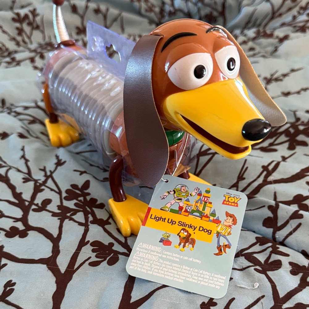 BNWT Light Up Slinky Dog toy